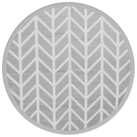 Vidaxx tapis d'extérieur arakil ø 200 cm polypropylène gris