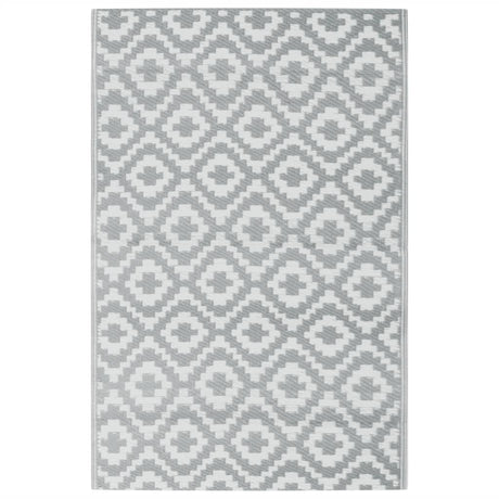 Vidaxl buitenkleed arakil 190x290 cm pp grijs