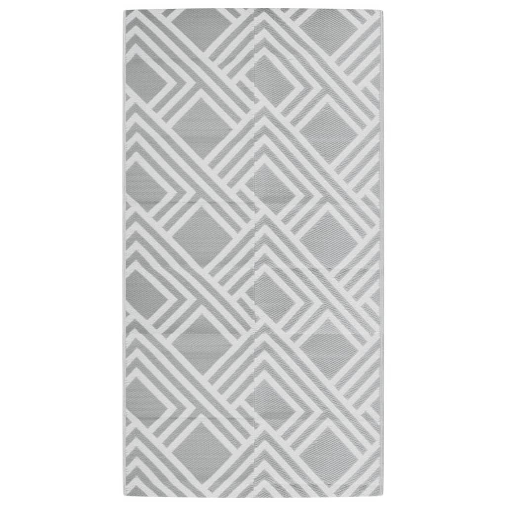 Vidaxl outside rug Arakil 80x150 cm pp gray