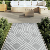 Vidaxl outside rug Arakil 120x180 cm pp gray