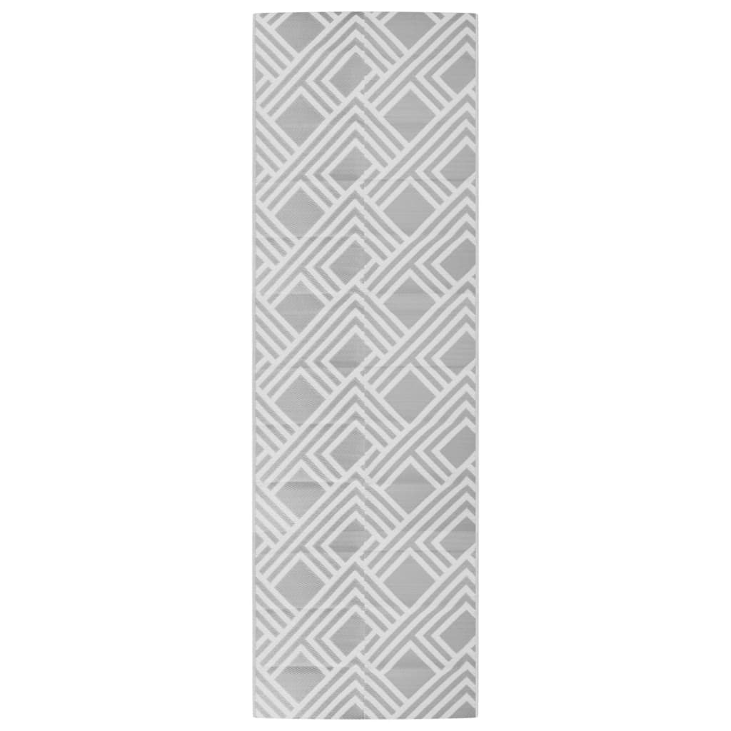 VidaXL outside rug Arakil 80x250 cm pp gray