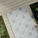 VidaXL outside rug Arakil 80x250 cm pp gray