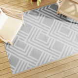 Vidaxx tapis d'extérieur arakil 140x200 cm pp gris