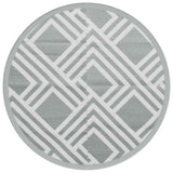 Vidaxx tapis d'extérieur arakil ø120 cm polypropylène gris
