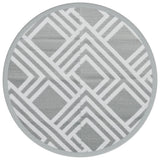 Vidaxx tapis d'extérieur arakil ø160 cm polypropylène gris