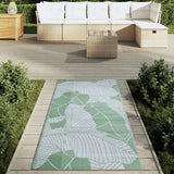 Vidaxl ausserhalb rug aakil 80x150 cm Polypropen Green