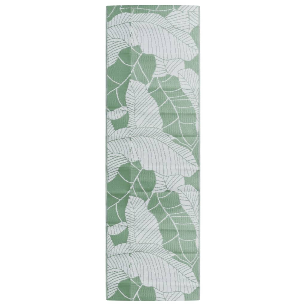 Vidaxl à l'extérieur du tapis aakil 80x250 cm vert polypropène