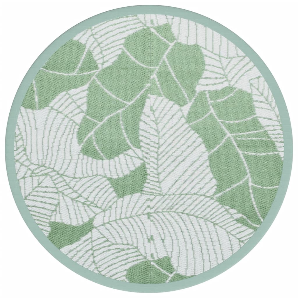 Vidaxx tapis d'extérieur arakil ø120 cm polypropylène vert