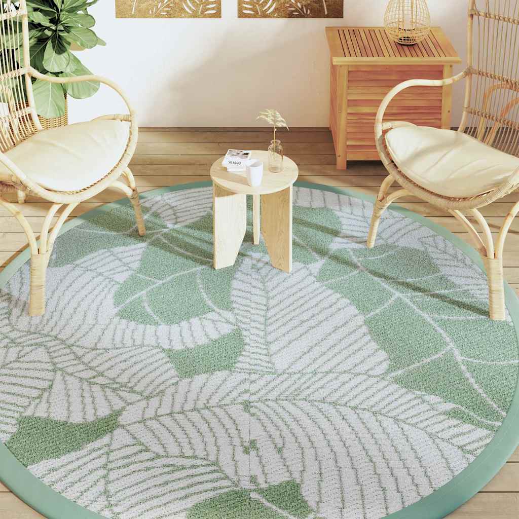 Vidaxx tapis d'extérieur arakil ø 200 cm polypropylène vert