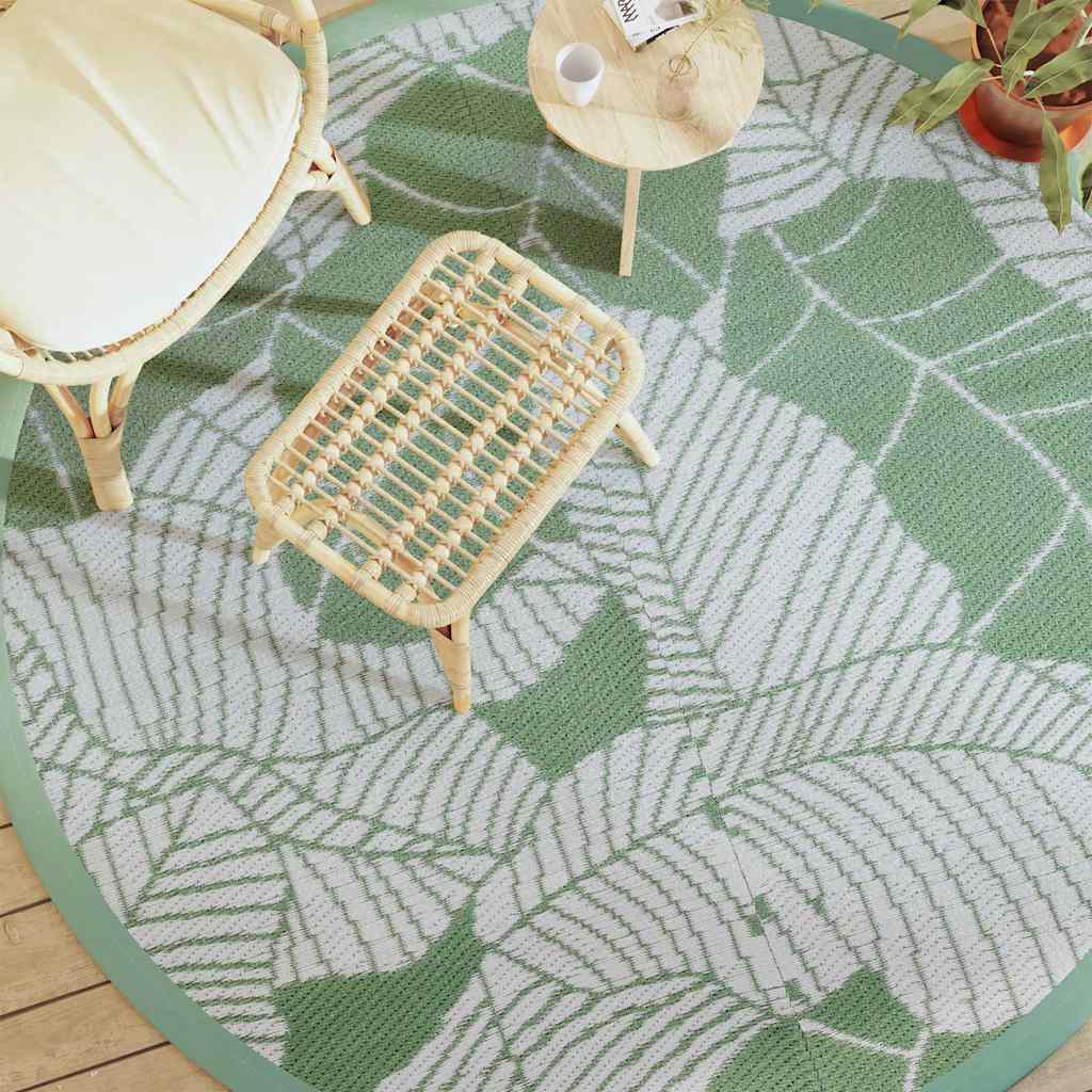 Vidaxx tapis d'extérieur arakil ø 200 cm polypropylène vert
