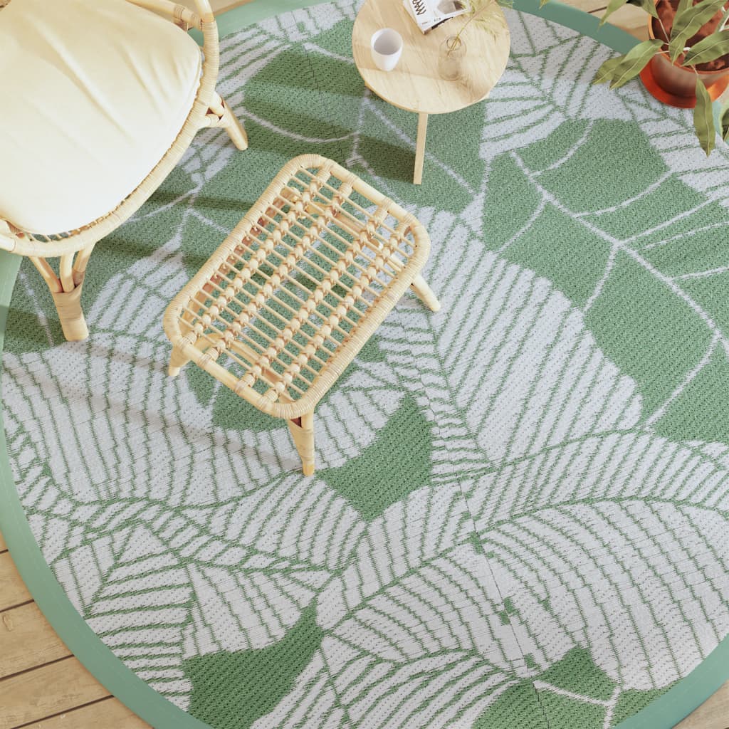 Vidaxx tapis d'extérieur arakil ø 200 cm polypropylène vert