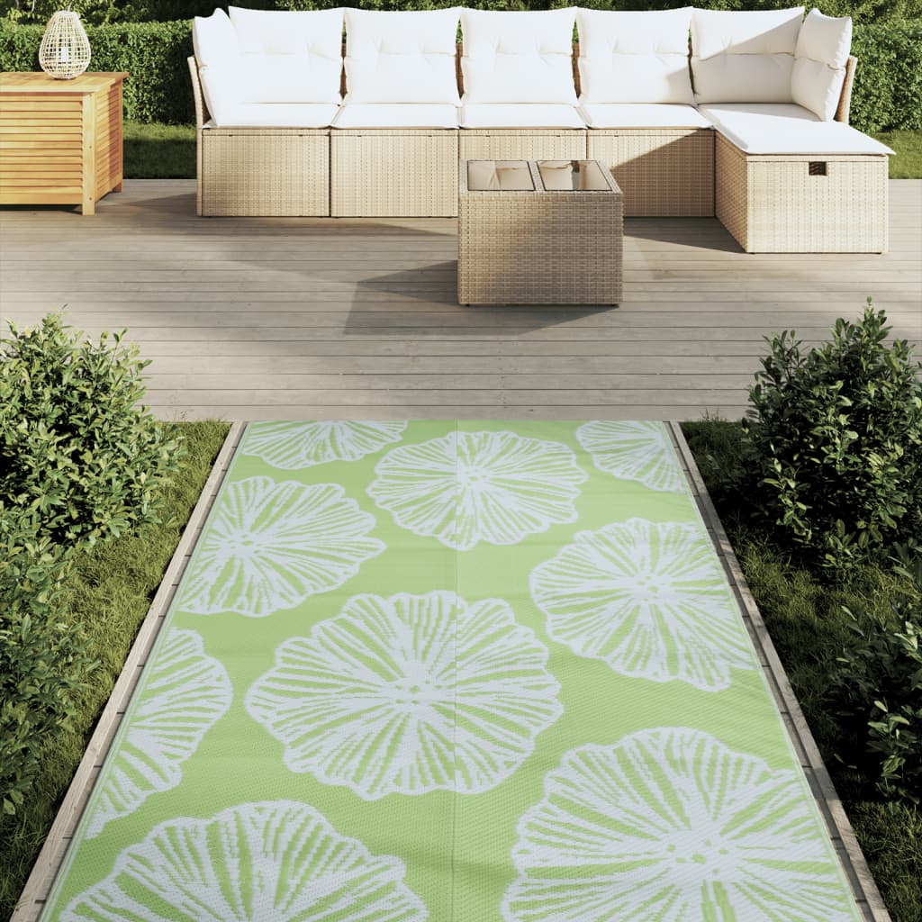 Vidaxl extérieur tapis arakil 120x180 cm pp vert