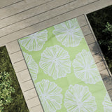 Vidaxl à l'extérieur du tapis aakil 80x250 cm vert polypropène