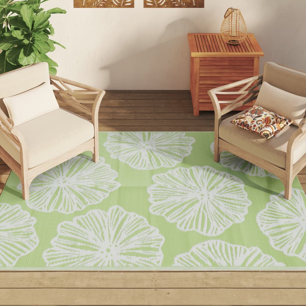 Vidaxl à l'extérieur du tapis Arakil 140x200 cm vert polypropène