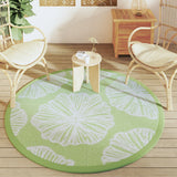 Vidaxx tapis d'extérieur arakil ø160 cm polypropylène vert