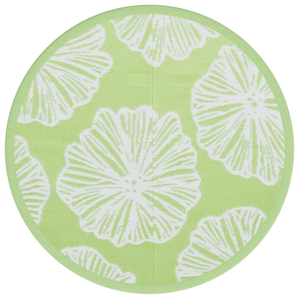 Vidaxx tapis d'extérieur arakil ø 200 cm polypropylène vert