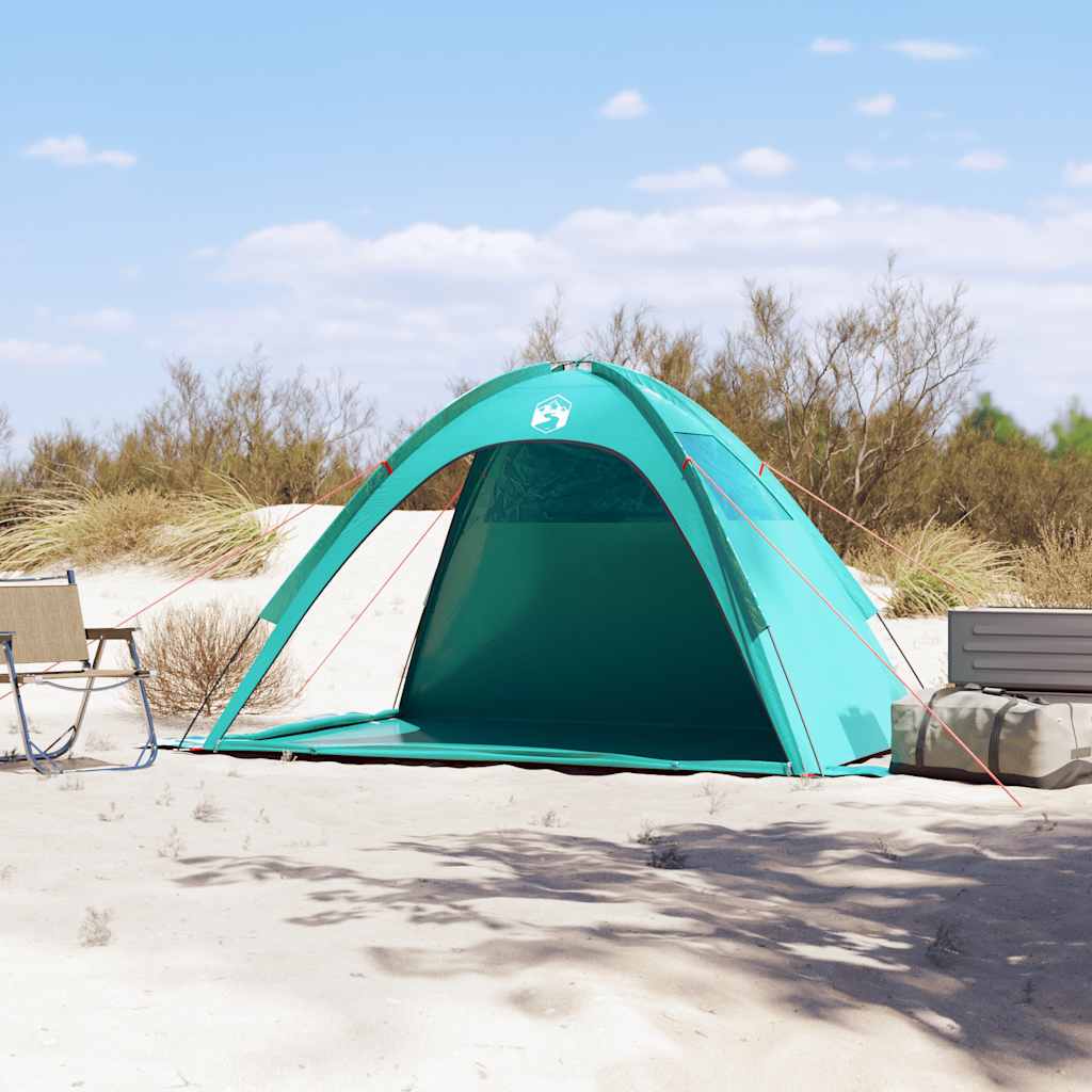 Tente de plage VidaXL imperméable vert d'eau
