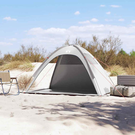 Tente de plage VidaXL imperméable gris