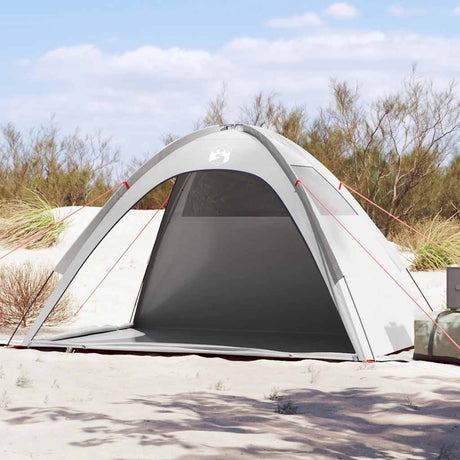 Tente de plage VidaXL imperméable gris