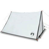 Vidaxl Tent 2 Personne imperméable Black Out Fabric blanc