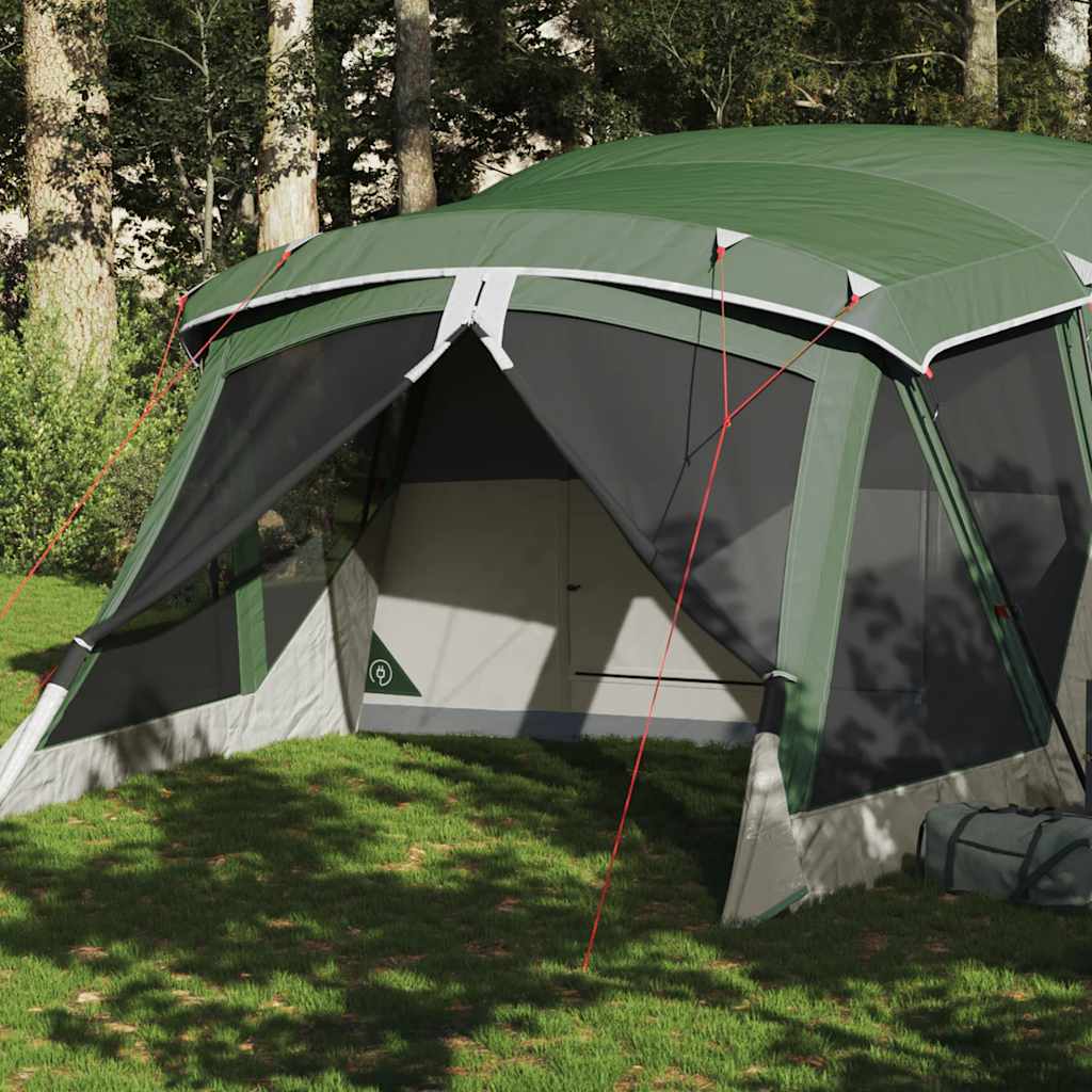Tente VidaXL avec auvent 4 personnes imperméable vert