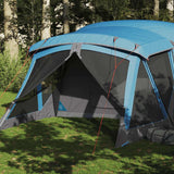 Tente VidaXL avec auvent 4 personnes imperméable bleu
