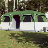 VidaXL tente familiale 9 personnes imperméable vert