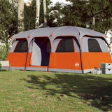 Tente familiale VidaXL 9 personnes imperméable grise