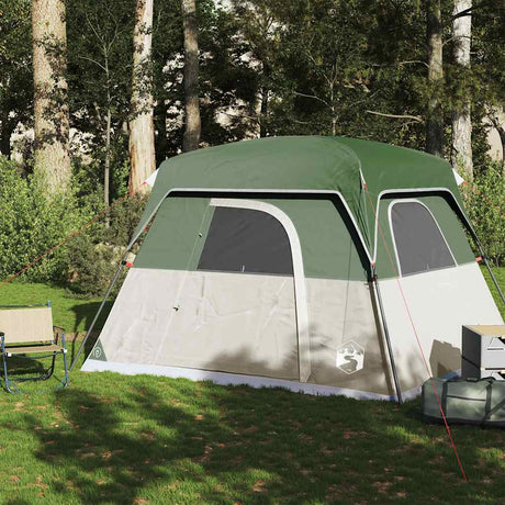 VidaXL Tente 4 personnes imperméable vert