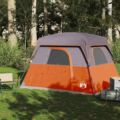 VidaXL Tente 4 personnes imperméable orange