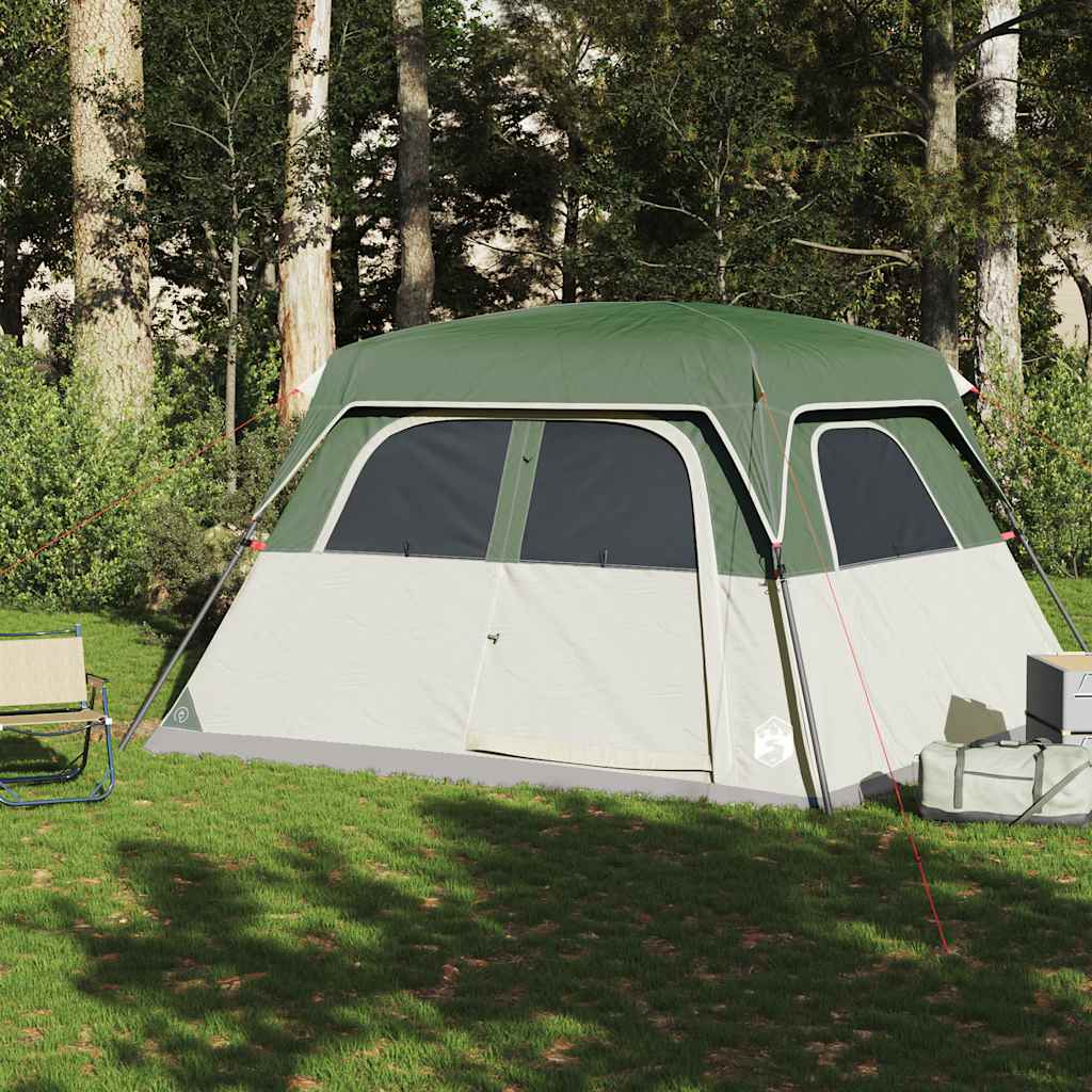 Vidaxl family 6-person waterproof green