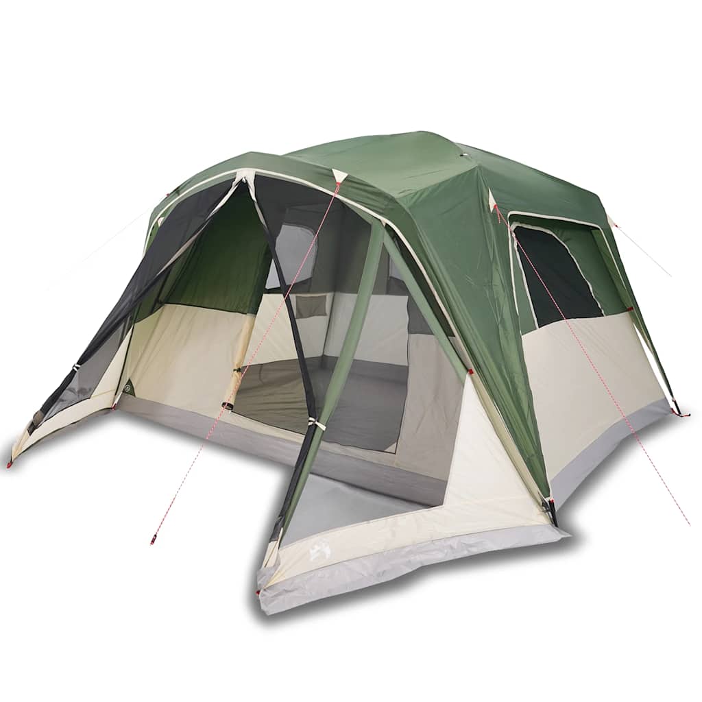 Tente familiale Vidaxx avec auvent, 6 personnes, imperméable, verte