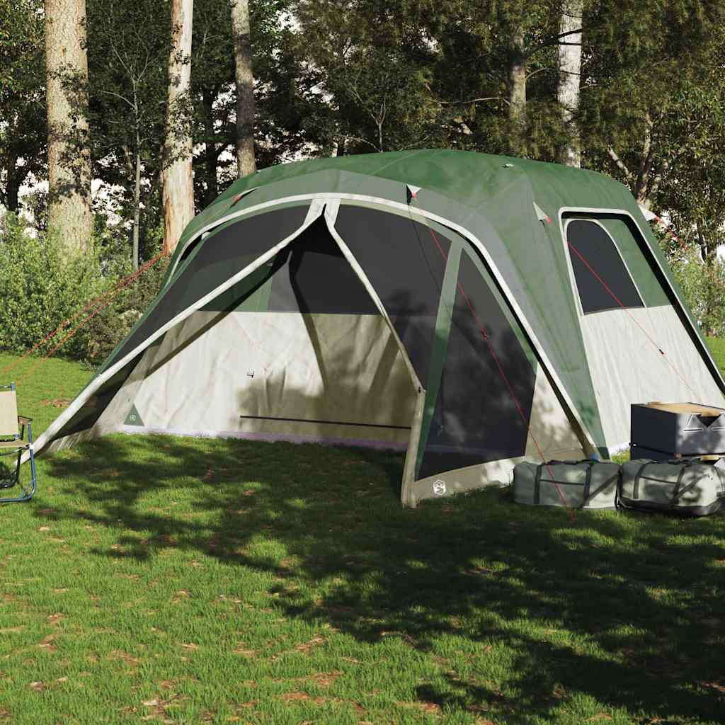 Tente familiale Vidaxx avec auvent, 6 personnes, imperméable, verte