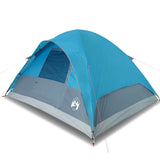 Vidaxl Dome Tent Blue impermeable de 6 personas