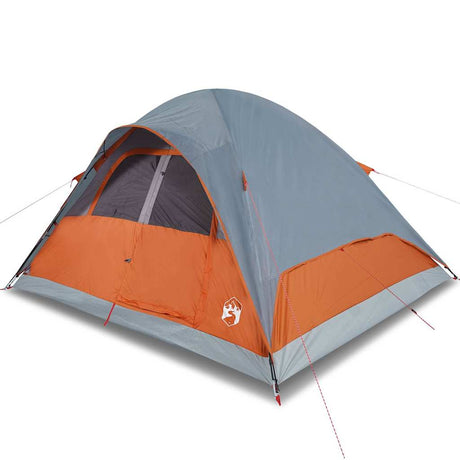 Tente dôme VidaXL 6 personnes imperméable orange