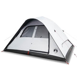 Tente dôme Vidaxl 6 personnes tissu occultant imperméable blanc