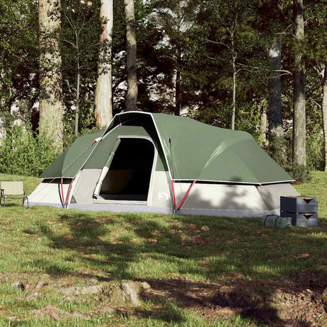 Tente dôme VidaXL 9 places imperméable vert