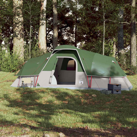 Tente dôme Vidaxx pour famille 11 personnes imperméable vert