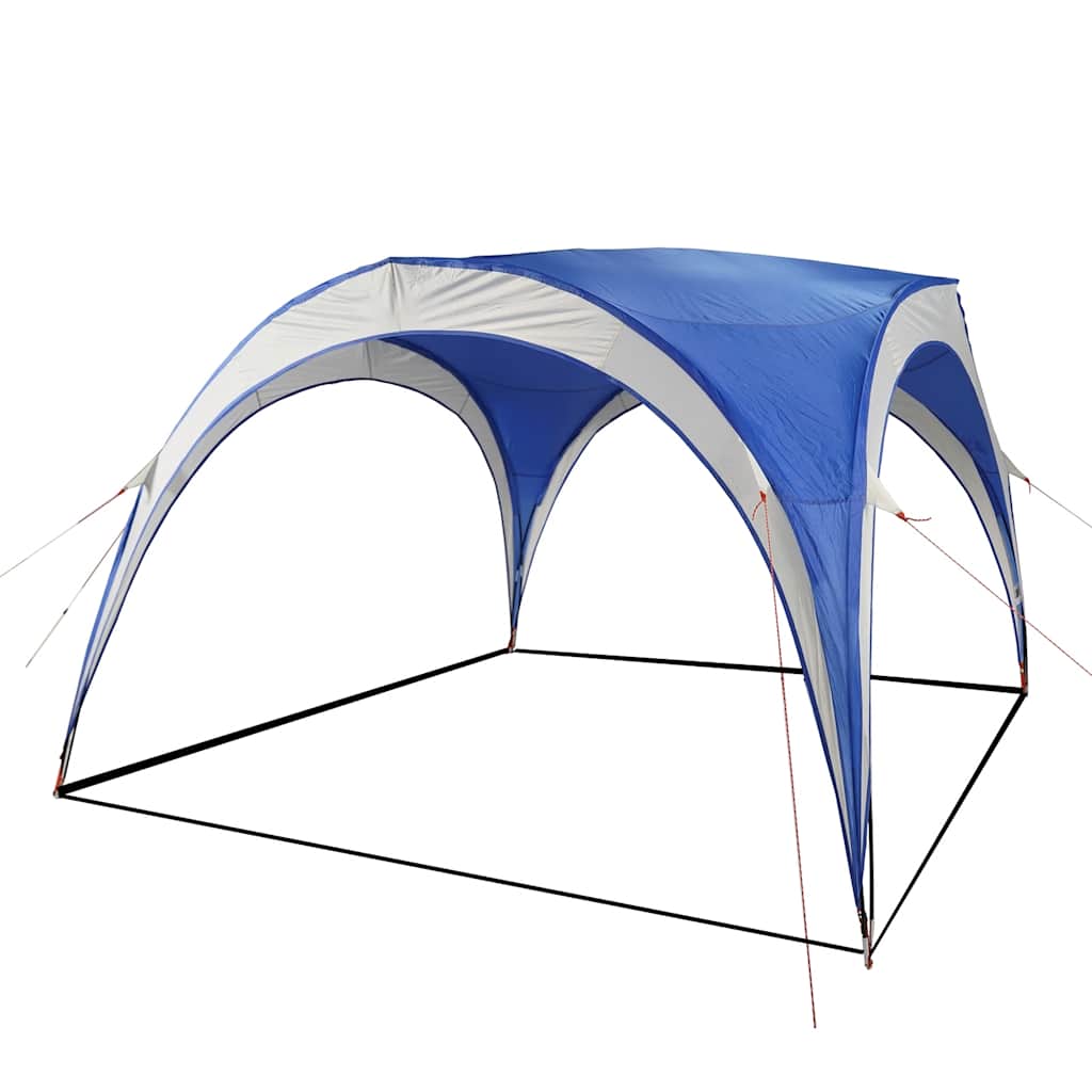 Tente de fête VidaXL imperméable bleue