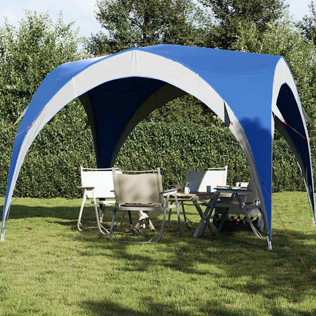 Tente de fête VidaXL imperméable bleue