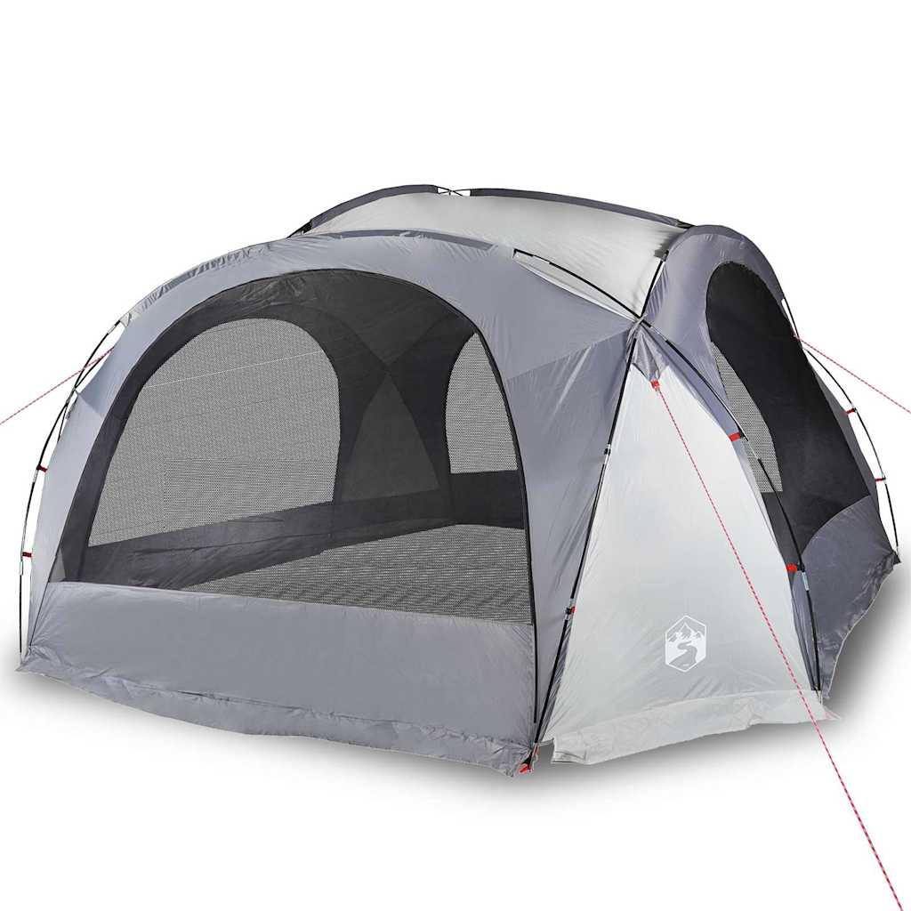 Tente de fête VidaXL imperméable blanc et gris