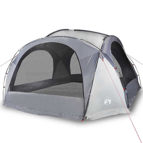 Tente de fête VidaXL imperméable blanc et gris