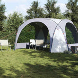 Tente de fête VidaXL imperméable blanc et gris