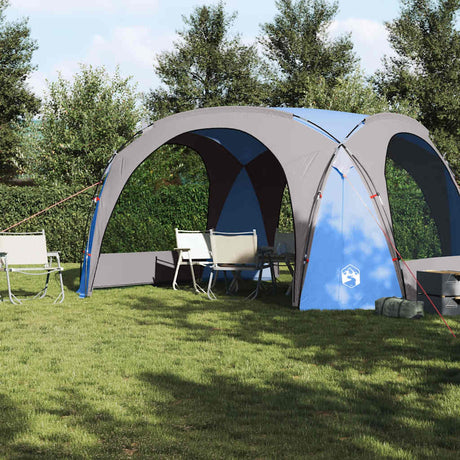 Tente de fête VidaXL imperméable bleue