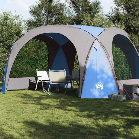 Tente de fête VidaXL imperméable bleue