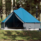 Tente tipi Vidaxl pour famille 12 personnes imperméable bleu