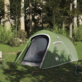 VidaXL tente tunnel 3 personnes imperméable vert