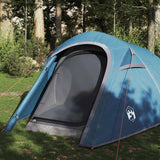 Tente tunnel VidaXL 3 personnes imperméable bleu