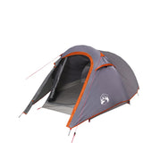 Vidaxl Tunnel Tent 3 Personne étanche gris et orange