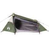 VidaXL tente tunnel 2 personnes imperméable vert